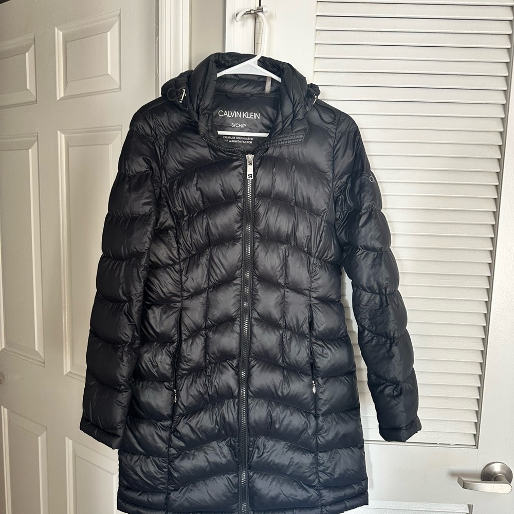 Calvin Klein Black Puffer Coat